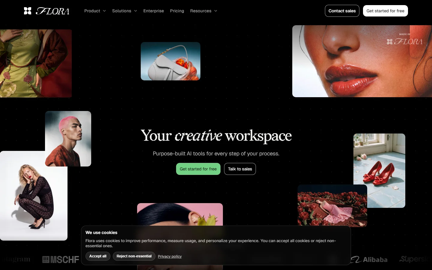 Flora infinite canvas for AI image, video and audio generation
